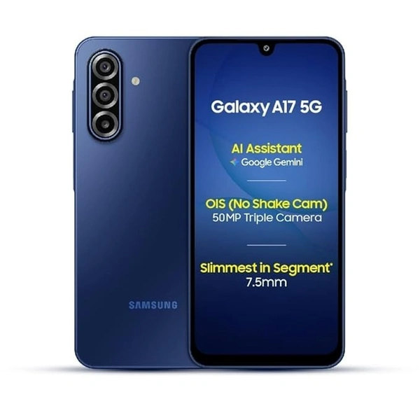 Samsung Galaxy A17 5G (blue, 6GB RAM, 128GB Storage) - blue, 8GB-128GB