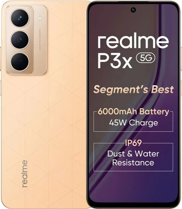 Realme P3x 5G  (Stellar Pink  6GB+128GB) - Stellar Pink, Realme P3x 5G  ( Stellar Pink  6GB+128GB)