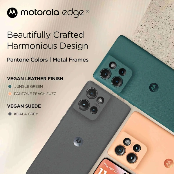 Motorola Edge 50 5G (Grey, 8GB RAM + 256GB Storage) - Grey, 8GB-256GB