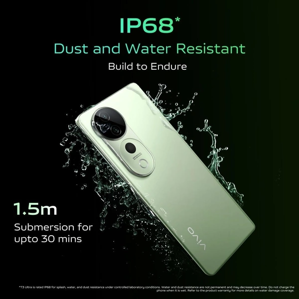 vivo T3 Ultra (Frost Green, 256 GB)  (8 GB RAM) - green, 8+256