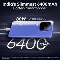 iQOO Neo 10R 5G (Raging Blue, 12GB RAM, 256GB Storage) | Snapdragon 8s Gen 3 Processor | India's Slimmest 6400mAh Battery Smartphone | Segment's Most Stable 90FPS for 5 Hours - Raging Blue, 12GB+256GB
