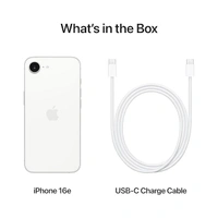 APPLE IPHONE 16 E  (WHITE 128GB STORAGE) - White, APPLE IPHONE 16 E  (WHITE 128GB STORAGE)