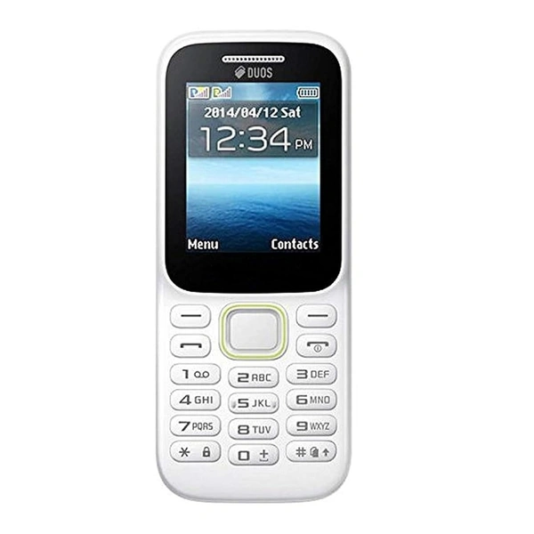 SM Duos Guru SM-B310E Keypad Mobile Phone (White) - White, SM Duos Guru SM-B310E Keypad Mobile Phone (White)