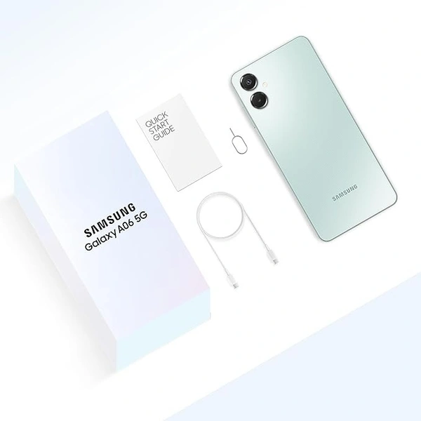 Samsung Galaxy A06 5G (Light Green, 4GB RAM, 64GB Storage) - LIGHT GREEN, Samsung Galaxy A06 5G (Light Green, 4GB RAM, 64GB Storage)