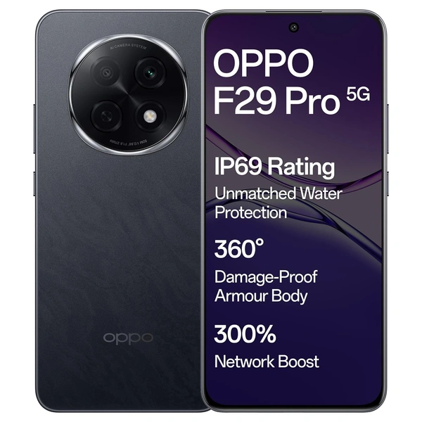 OPPO F29 Pro 5G (Granite Black, 12GB RAM, 256GB Storage) - Granite Black, OPPO F29 Pro 5G (Granite Black, 12GB RAM, 256GB Storage)