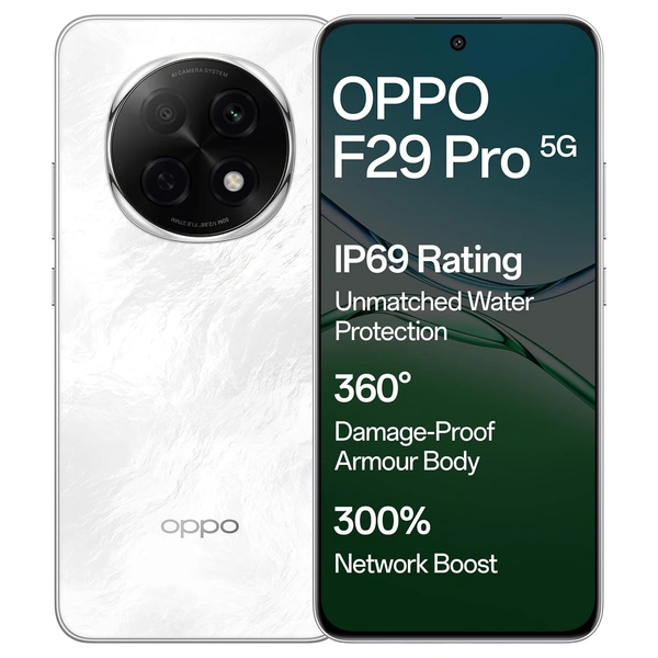 OPPO F29 Pro 5G (Marble White, 12GB RAM, 256GB Storage - Marble White, OPPO F29 Pro 5G (Marble White, 12GB RAM, 256GB Storage)