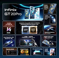 Infinix GT 20 Pro 5G (Mecha Orange, 8GB RAM, 256GB Storage) | Up to 16GB Extented RAM | 6.78" AMOLED Display  - Orange, 8+256