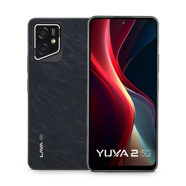 Lava Yuva 2 5G (Marble Black, 4 GB RAM, 128 GB Storage) - Black, Lava Yuva 2 5G (Marble Black, 4 GB RAM, 128 GB Storage)