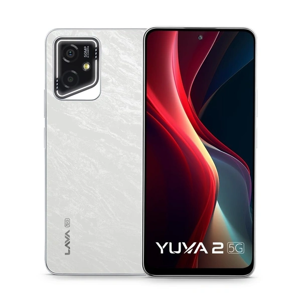 Lava Yuva 2 5G (Marble white, 4 GB RAM, 128 GB Storage) - marble white, Lava Yuva 2 5G (Marble white, 4 GB RAM, 128 GB Storage)