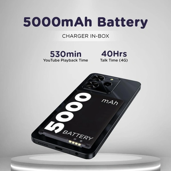 Lava Yuva 4 (Glossy BLACK, 4 GB RAM, 128 GB Storage) - GLOSSY BLACK, Lava Yuva 4 (Glossy BLACK, 4 GB RAM, 128 GB Storage)