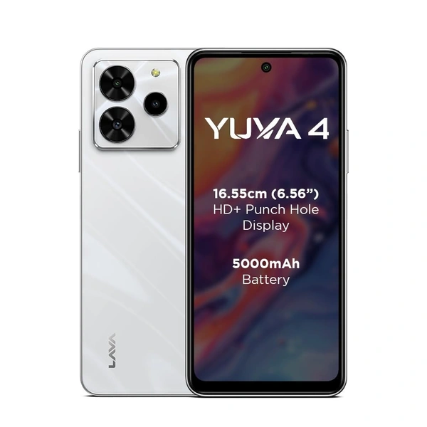 Lava Yuva 4 (Glossy White, 4 GB RAM, 64 GB Storage) - Glossy White, Lava Yuva 4 (Glossy White, 4 GB RAM, 64 GB Storage)