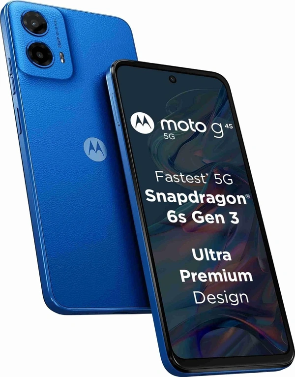 Motorola g45 5G (Brilliant Blue, 128 GB)  (8 GB RAM) - Blue, 8+128