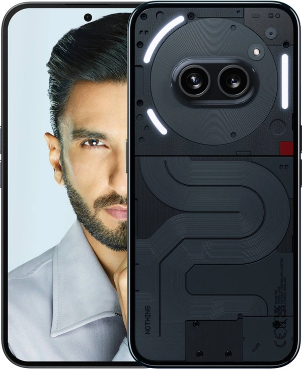 Nothing Phone (2a) 5G (Black, 128 GB)  (8 GB RAM) - Black, 8+128