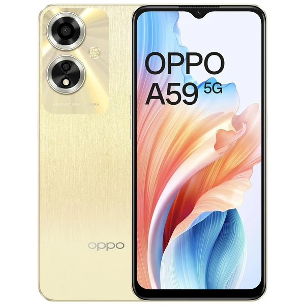 OPPO A59 5G (Silk Gold, 128 GB)  (4 GB RAM)