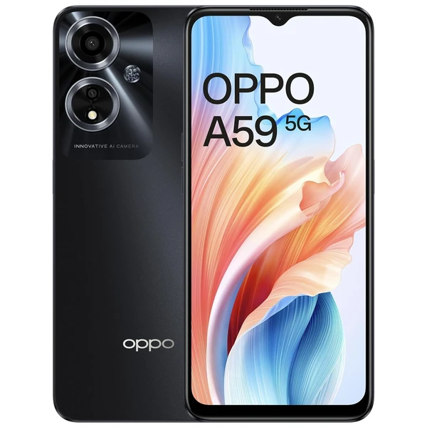 OPPO A59 5G (Starry Black, 4GB RAM, 128GB Storage) - Black, 4GB-128GB