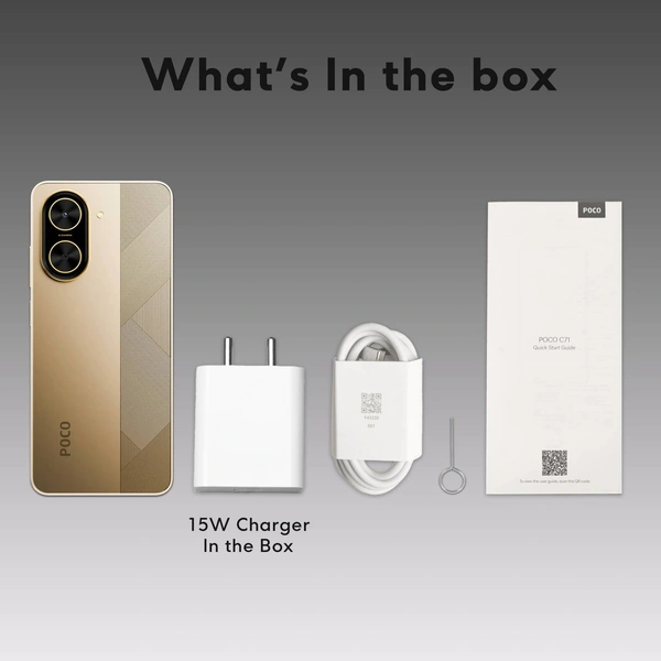 POCO C71 (Desert Gold, 64 GB)  (4 GB RAM) - Desert Gold, POCO C71 (Desert Gold, 64 GB)  (4 GB RAM)