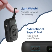 PORTRONICS POWER SHUTTER (10000MAH 22.5W FAST CHARGING) - Black, PORTRONICS POWER SHUTTER (10000MAH 22.5W FAST CHARGING)