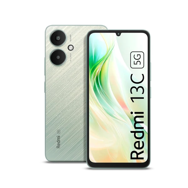 REDMI 13c 5G (4 GB RAM) (Startrail Green, 128 GB)  - Green, 4GB-128GB