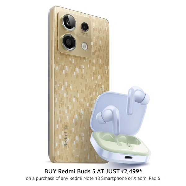 REDMI Note 13 5G (Prism Gold, 256 GB)  (8 GB RAM) - Gold, 8GB-256GB