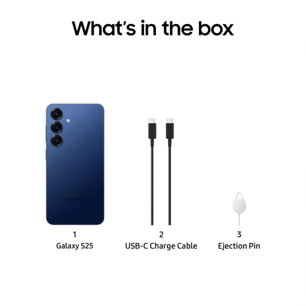 Samsung Galaxy S25 5G AI Smartphone (Blue, 12GB RAM, 512 GB Storage) - Blue, Samsung Galaxy S25 5G AI Smartphone (Blue, 12GB RAM, 512 GB Storage)