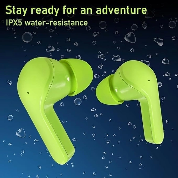 UltraPods Transparent Charging Case Bluetooth Earbuds - Multi-Color, High-Fidelity Sound, Comfort Fit, Long Battery Life - Perfect for On-The-Go Audio! (Green) - Green