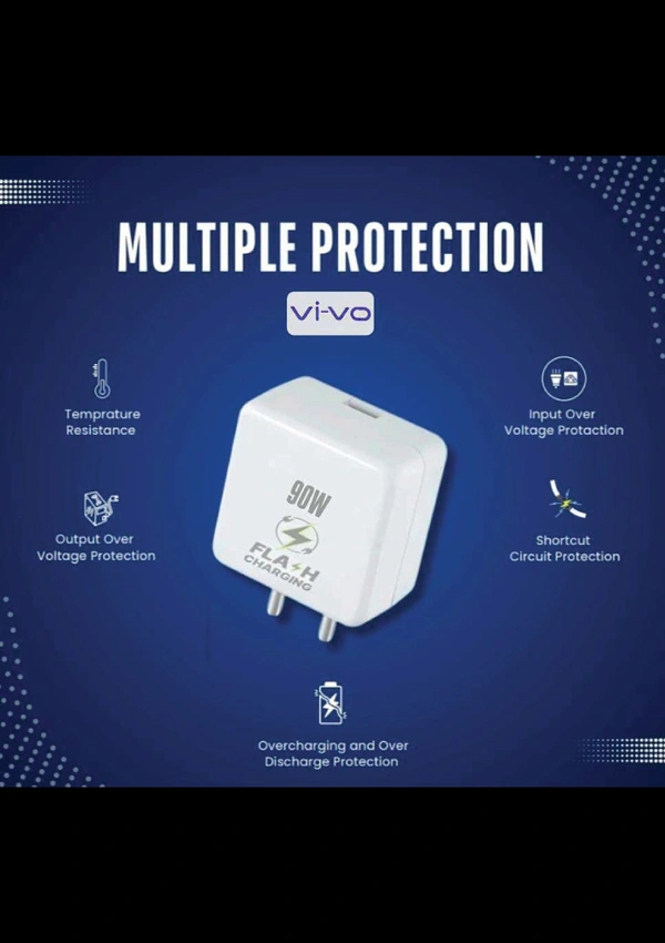 Vi-vo 90W Flash Charger Adapter | Vi-vo Mobile Charger