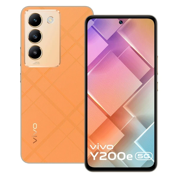 Vivo Y200e 5G (Saffron Delight, 8GB RAM, 128GB Storage) - saffron delight, 8GB-128GB