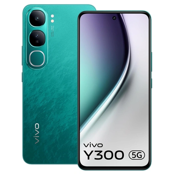 Vivo Y300 5G (Emerald Green, 8GB RAM, 128GB Storage) - Green, 8+128