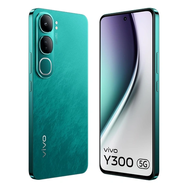 Vivo Y300 5G (Emerald Green, 8GB RAM, 128GB Storage) - Green, 8+128
