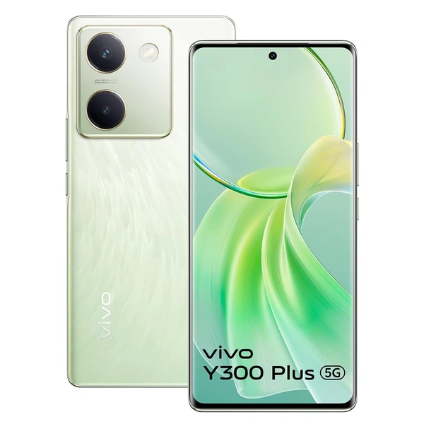 Vivo Y300 Plus 5G (Silk Green, 8GB RAM, 128GB Storage)  - Green, 8+128