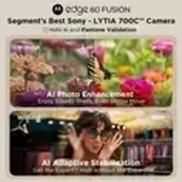 MOTOROLA Edge 60 Fusion 5G (PANTONE Zephyr, 8GB+ 256 GB)  - PANTONE Zephyr, MOTOROLA Edge 60 Fusion 5G (PANTONE Zephyr ,8GB+ 256 GB)