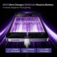 realme 13+ 5G (Dark Purple, 8GB RAM, 128GB Storage)  - Purple, 8+128