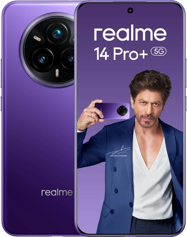 realme 14 Pro+ 5G (Bikaner Purple, 128 GB)  (8 GB RAM) - Purple, 8+128