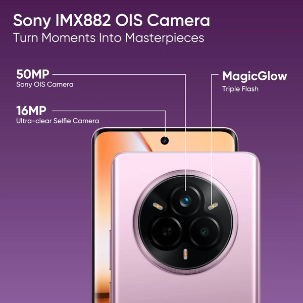 realme 14 Pro 5G (Jaipur Pink, 128 GB)  (8 GB RAM) - Pink, 8+128