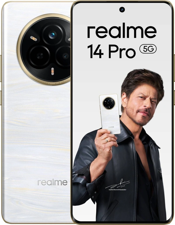 realme 14 Pro 5G (Pearl White, 256 GB)  (8 GB RAM) - Gray, 8+256