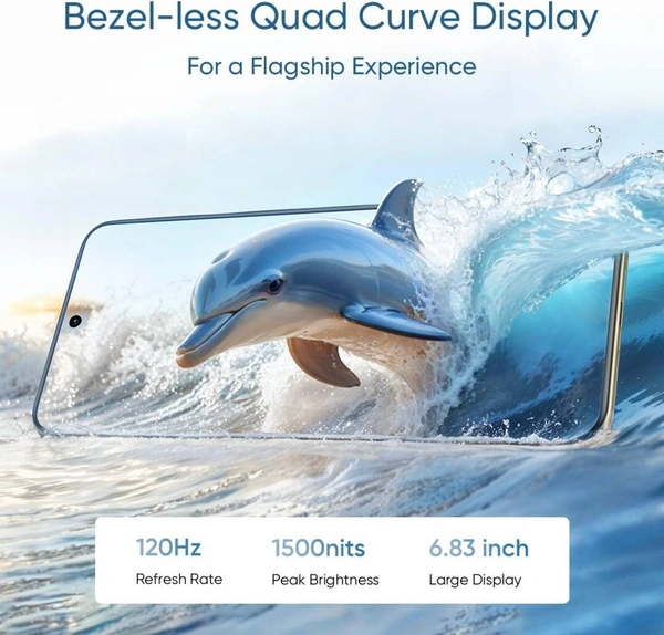realme 14 Pro+ 5G (Suede Grey, 128 GB)  (8 GB RAM) - Gray, 8+128