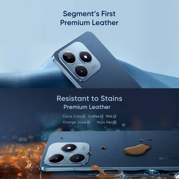 realme C63 (Leather Blue, 64 GB)  (4 GB RAM) - Leather Blue, 4+64