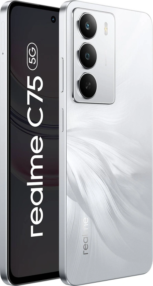 Realme C75 5G (Lily White, 128 GB)  (6 GB RAM) - WHITE, Realme C75 5G (Lily White, 128 GB)  (6 GB RAM)