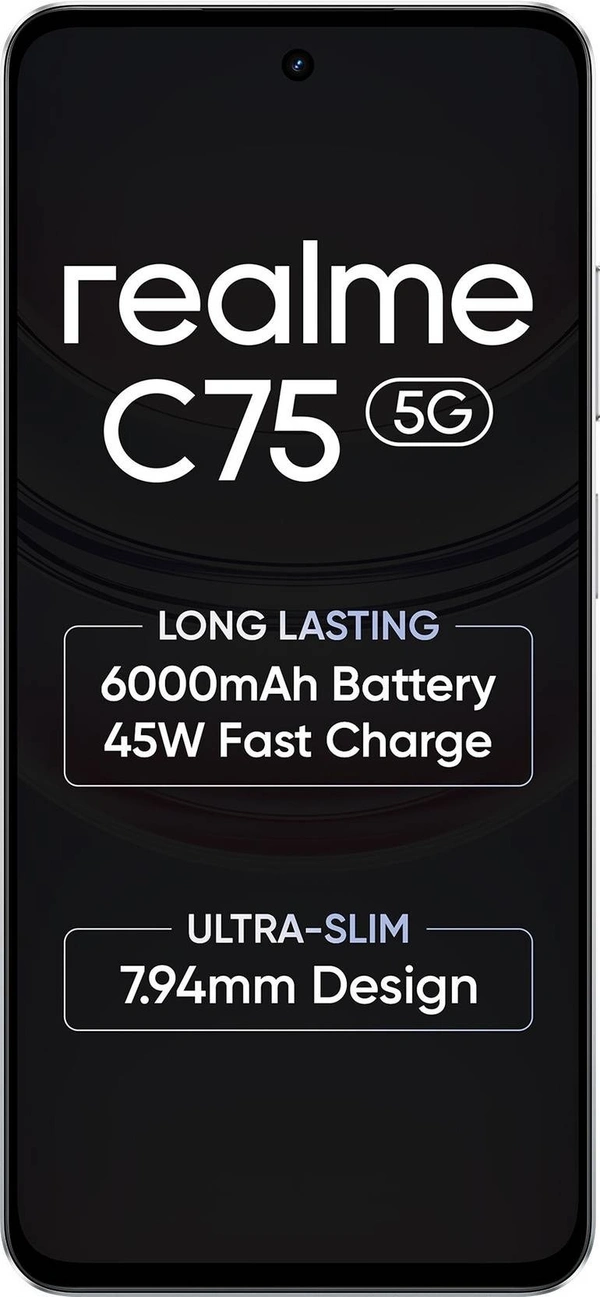 Realme C75 5G (Lily White, 128 GB)  (6 GB RAM) - WHITE, Realme C75 5G (Lily White, 128 GB)  (6 GB RAM)