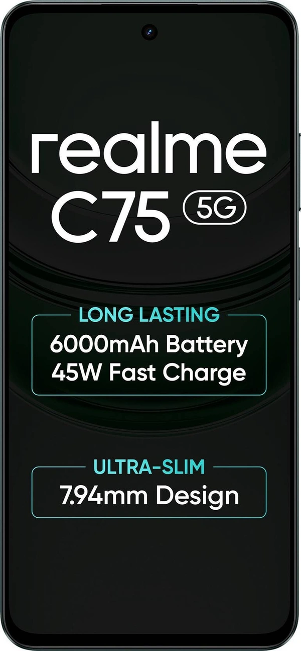Realme C75 5G (Midnight Lily, 128 GB)  (4 GB RAM) - Midnight Lily, Realme C75 5G (Midnight Lily, 128 GB)  (4 GB RAM)