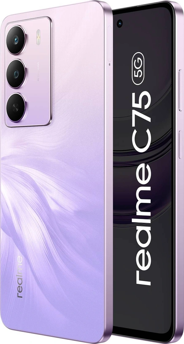Realme C75 5G (Purple Blossom, 128 GB)  (6 GB RAM) - Purple Blossom, Realme C75 5G (Purple Blossom, 128 GB)  (6 GB RAM)