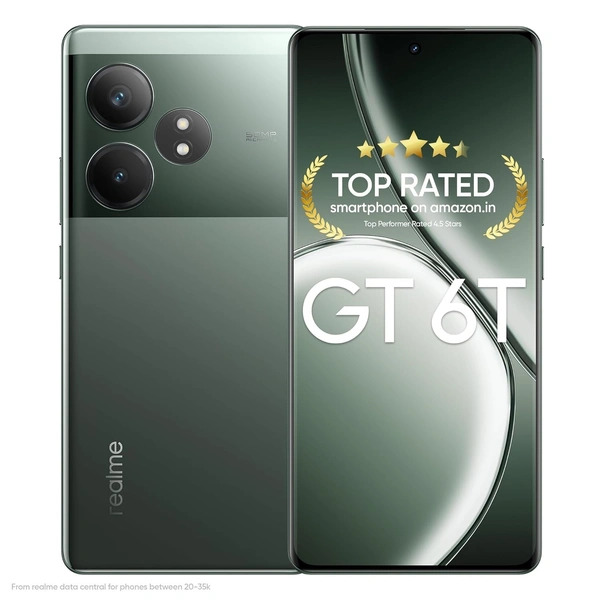 realme GT 6T 5G (Razor Green, 512 GB)  (12 GB RAM) - Razor Green, 12+512
