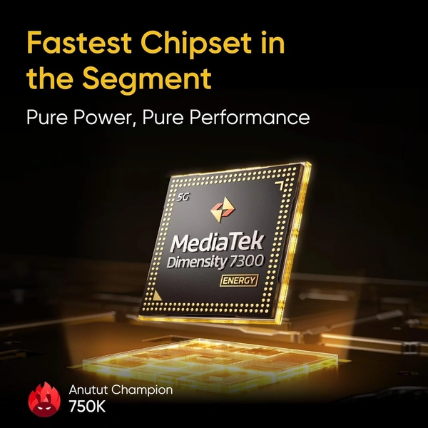 realme NARZO 70 Turbo 5G (Turbo Green,6GB RAM,128GB Storage) | Segment's Fastest Dimensity 7300 Energy 5G Chipset | Motorsports Inspired Design - Green, 6+128