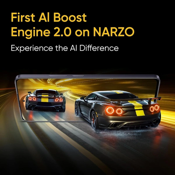 realme NARZO 70 Turbo 5G (Turbo Green,6GB RAM,128GB Storage) | Segment's Fastest Dimensity 7300 Energy 5G Chipset | Motorsports Inspired Design - Green, 6+128