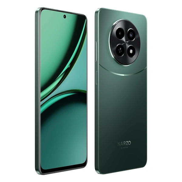 realme NARZO 70x 5G (Forest Green, 6GB RAM,128GB Storage| 120Hz Ultra Smooth Display | Dimensity 6100+ 6nm 5G | 50MP AI Camera | 45W Charger in The Box - green, 6+128