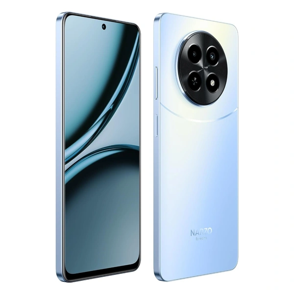 realme NARZO 70x 5G (Ice Blue, 6GB RAM,128GB Storage)|120Hz Ultra Smooth Display|Dimensity 6100+ 6nm 5G|50MP AI Camera|45W Charger in The Box - Blue, 6+128