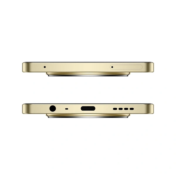 realme NARZO N65 5G (Amber Gold 4GB RAM, 128GB Storage) India's 1st D6300 5G Chipset | Ultra Slim Design | 120Hz Eye Comfort Display | 50MP AI Camera| Charger in The Box - Gold, 4+128