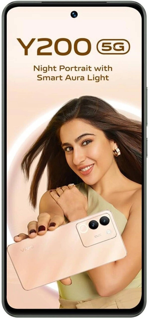 vivo Y200 5G (Desert Gold, 256 GB)  (8 GB RAM) - Desert Gold,, 8+256