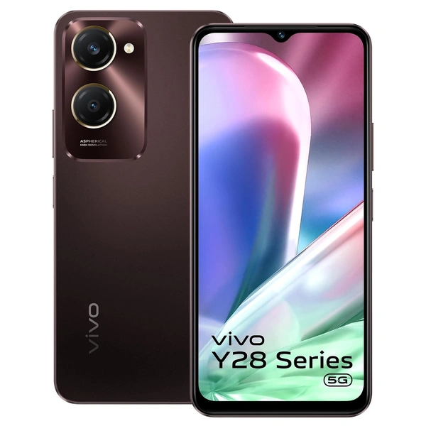 vivo Y28s 5G (Vintage Red, 4GB RAM, 128GB Storage) - Vintage Red, 4+128