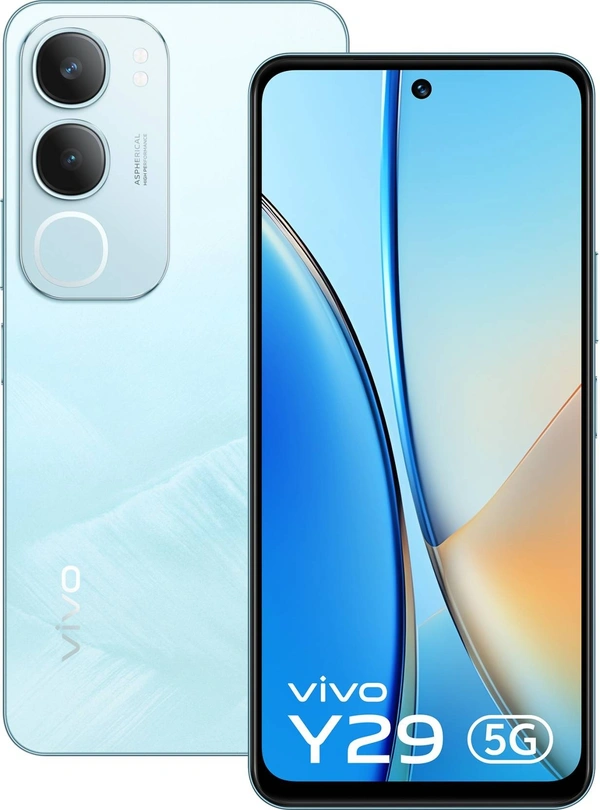 vivo Y29 5G (Glacier Blue, 128 GB)  (4 GB RAM) - Glacier Blue, 4+128